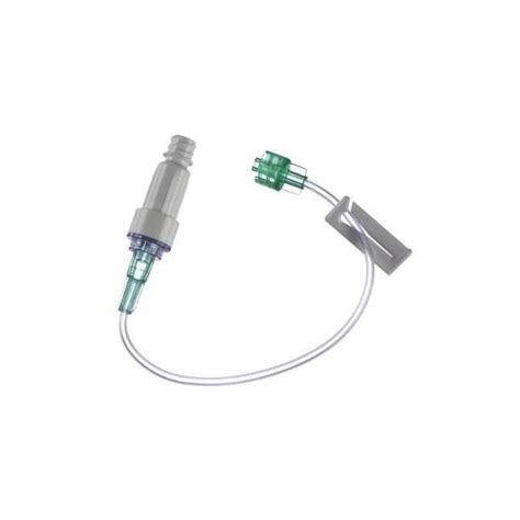 Extension Set, with 2 Luer activated valve, Male Luer lock adapter - MECP