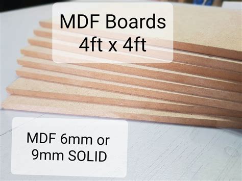 Mdf Boards 6mm Or 9mm 4ft X 4ft Or 3ft X 3ft Lazada Ph