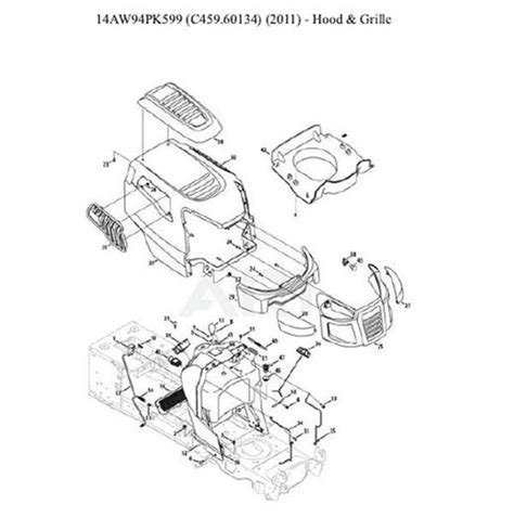 Craftsman Lt1500 Parts Diagram