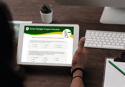 Download our LEED Project Checklist - Green Badger