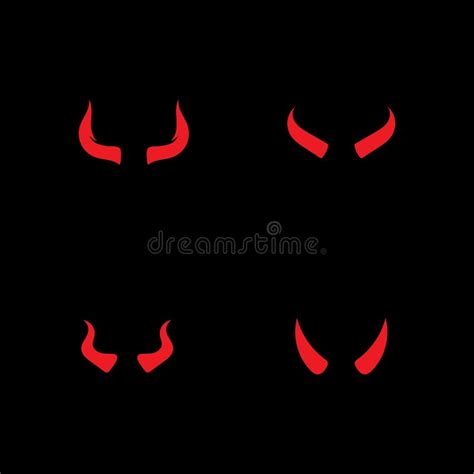 Devil Horn Vector Icon Design Illustration Stock Vector Illustration