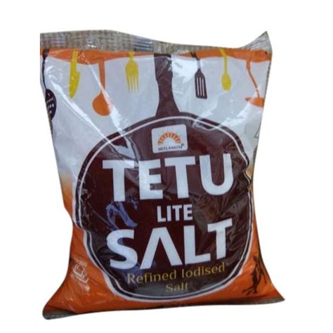 Neelkanth Pure White Tetu Lite Refined Iodized Salt Packaging Type