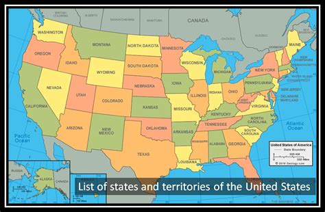 List Of States And Territories Of The United States Know All 50 Us