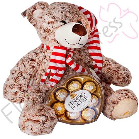 Regalo A Domicilio Oso Con Chocolates Florilandia Express Florister A