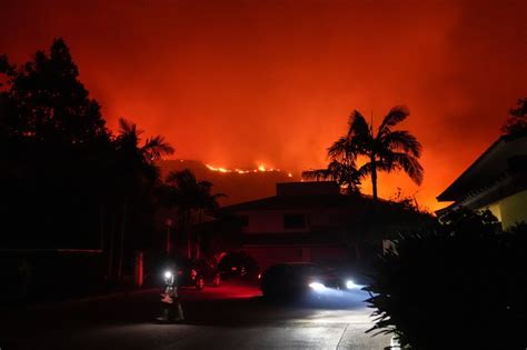 This Map Shows Where The Franklin Fire Is Burning In Malibu Daily News