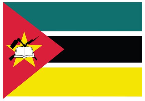 National Flag Of Mozambique Flat Color Icon 16591729 Vector Art At