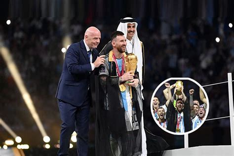 Qatar 2022 Qué significa la capa que le colocaron a Lionel Messi