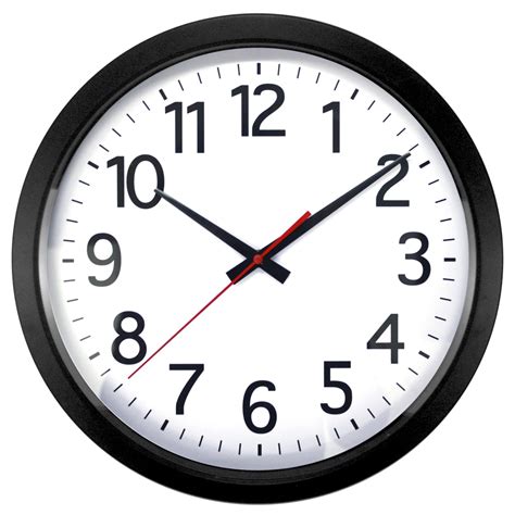 Quartz Wall Clock 14 Black Odfn706685