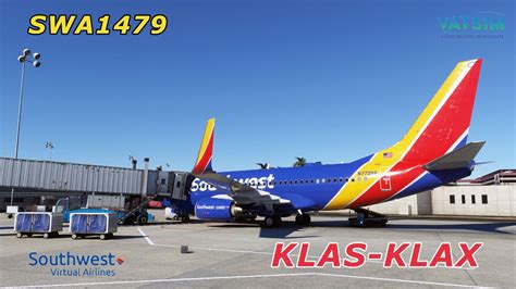 West Coast Flyin SWA1479 KLAS KLAX Southwest Airlines Real Ops