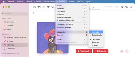 Cómo Reproducir Música Aleatoriamente En El Mac O El Pc Soporte Técnico De Apple Es