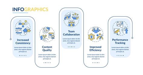 Milestone Company Infographic Royalty Free Vector Image