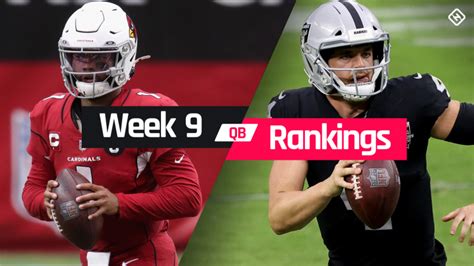 Week 9 Fantasy Qb Rankings Must Starts Sleepers Potential Busts At