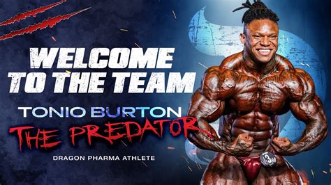 WELCOME TO THE TEAM TONIO BURTON AKA THE PREDATOR 2023 NEW YORK PRO