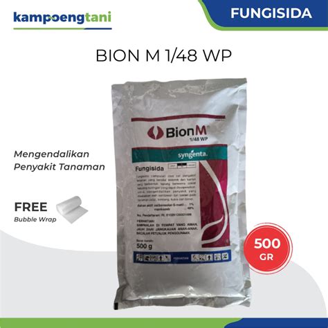 Jual Fungisida Bion M Wp Gram Pembasmi Penyakit Jamur Tanaman