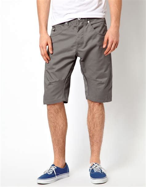 Lyst Asos Jack Jones Dale Twisted Shorts In Gray For Men