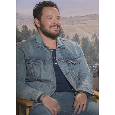 Cole Hauser Yellowstone Rip Wheeler Denim Jacket Celebs Movie Jackets