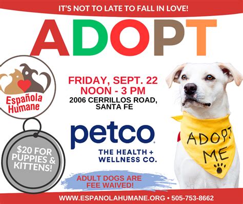 Petco Hosts Adoption Event - Espanola Humane