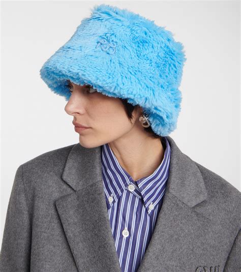 Teddy Bucket Hat In Blue Ruslan Baginskiy Mytheresa