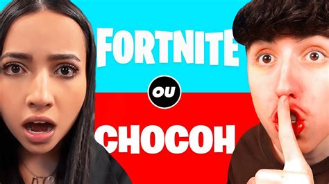 TU PRÉFÈRES CHOCOH ou FORTNITE YouTube