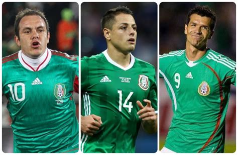 Chicharito Quiénes son los máximos goleadores en la historia del Tri