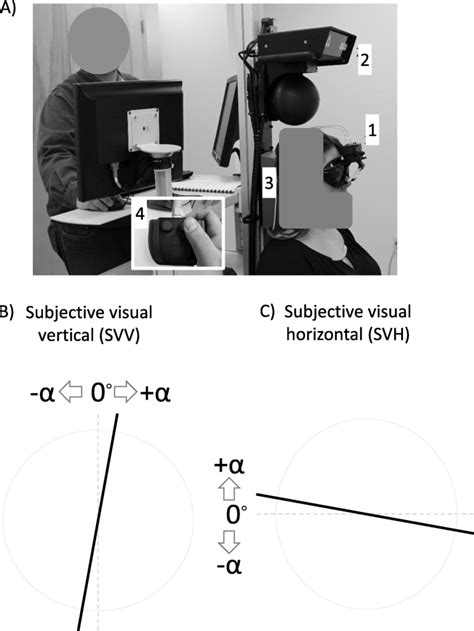 Panel A Example Of Positioning During Subjective Visual Vertical And