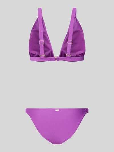 Shiwi Bikini Set Im Unifarbenen Design Lila Online Kaufen