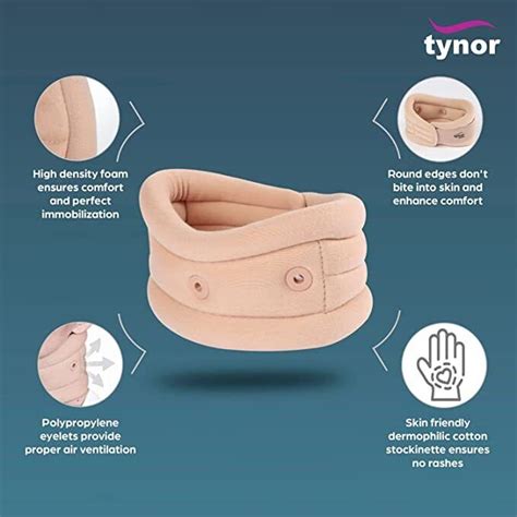 Tynor Cervical Collar Soft Neck Brace Pain Relief Ubuy India