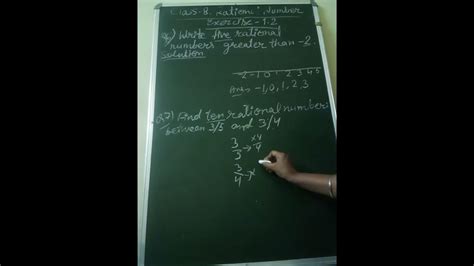 Class 8 Maths Rational Number Exercise 12 Q 6 And 7 Youtube