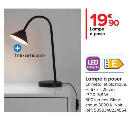 Promo Lampe à Poser chez Castorama iCatalogue fr