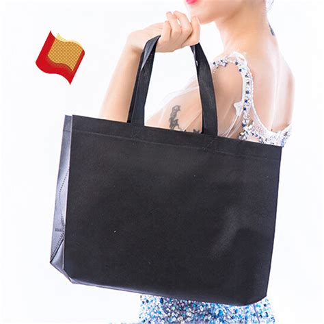 Open Shopping Carton Packing Middle Weight Fashion Non Woven Tote Bags