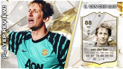 Best Goalkeeper In The Game Icon 88 Rated Edwin Van Der Sar Player