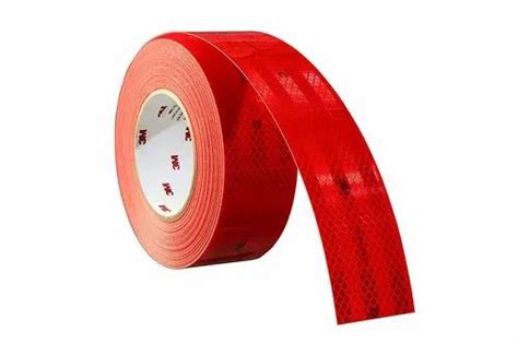 PVC Yellow 3M Retro Reflective Tape 983 Series For Vehicles At 3100