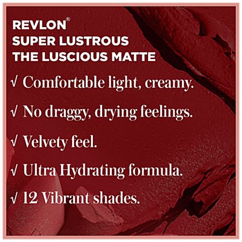 Buy Revlon Revlon Super Lustrous The Luscious Matte Lipstick