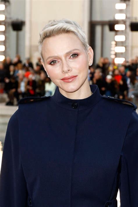 Princess Charlene Of Monaco Attended The Akris Spring Summer