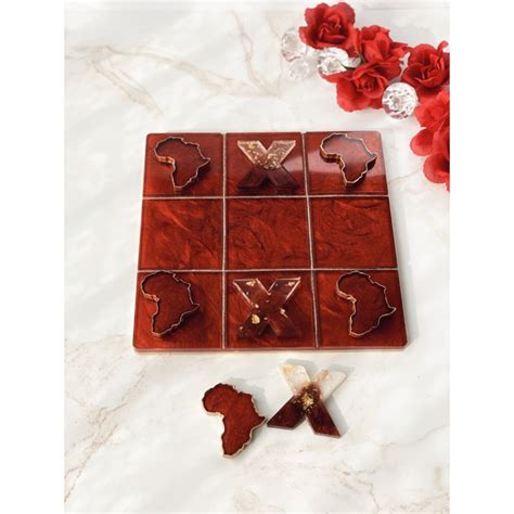 Rain Sky Home Decor Tic Tac Toe Africa Red Mahogany Wayfair