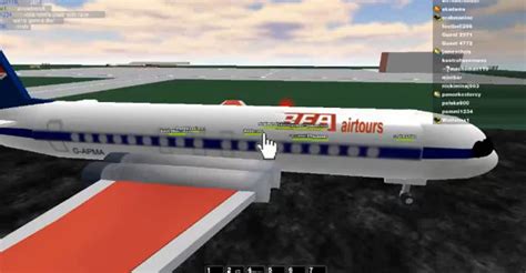 Britsh Eurpean Airways Bea Roblox Plane