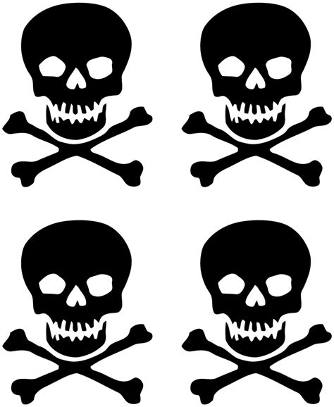 Skull And Crossbones Sticker Wall Decal T Shirt Bad Smell Png