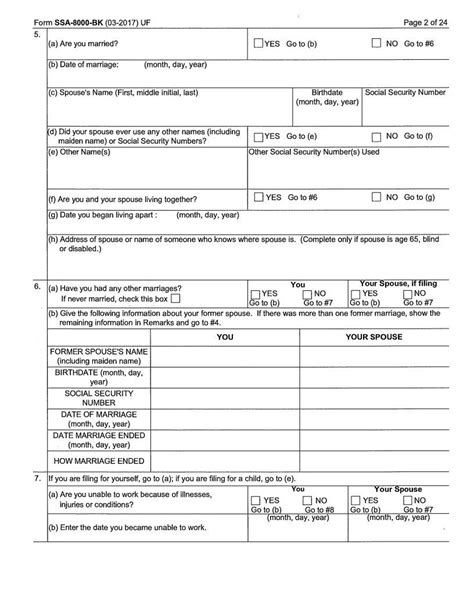 Form Ssa 8000 Bk ≡ Fill Out Printable Pdf Forms Online