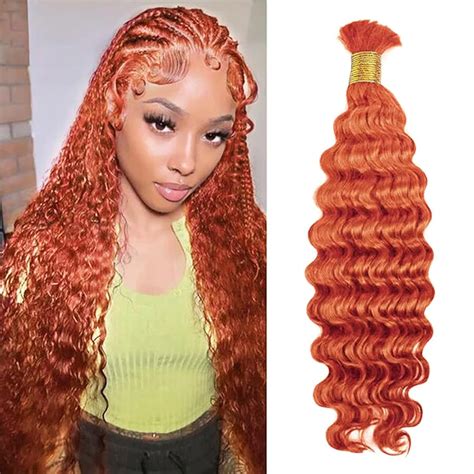 Amazon 14 Inch Bulk Human Braiding Hair Deep Wave Virgin Human