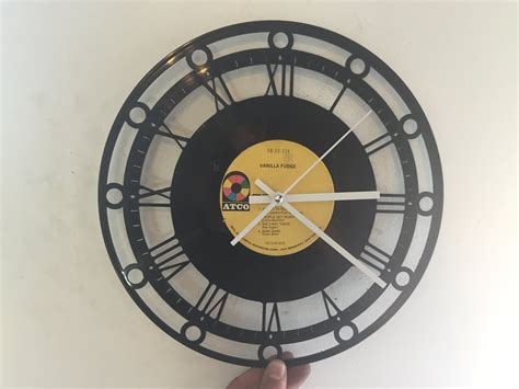 Clock Laser Cut Vinyl Record Artist Representation