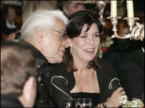 Photo Karl Lagerfeld Et La Princesse Caroline De Hanovre Caroline De