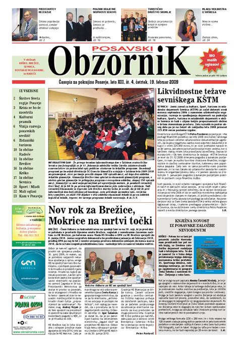 Obzornik 0409 By Zavod Neviodunum Issuu