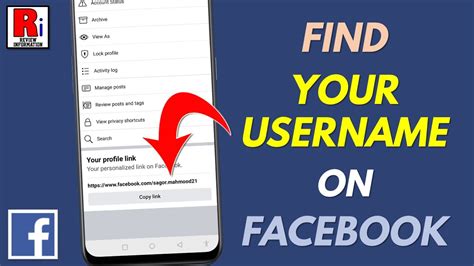 How To Find Your Username On Facebook YouTube