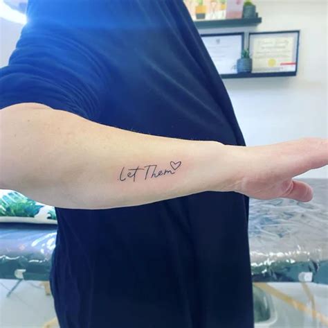 75 Let Them Tattoo Ideas That Are Perfect For Self Expression