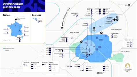 Paris Olympics map. Paris 2024 venue map. Paris Olympics Stadium.