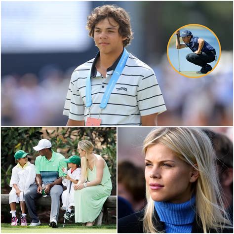 Tiger Woods’ ex ELIN NORDEGREN moves son CHARLIE to tears with a
