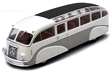 Mercedes Benz LO 3100 L 59 Stromlinien Omnibus 1935 White Silver 1 43