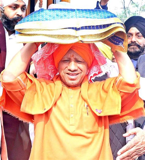 Lucknow Uttar Pradesh Chief Minister Yogi Adityanath Offer Prayers On The Occasion Of Veer