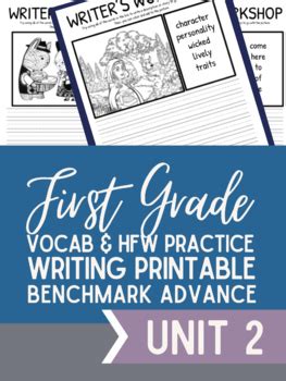 First Grade Benchmark Advance Writing Station Printables Unit 2