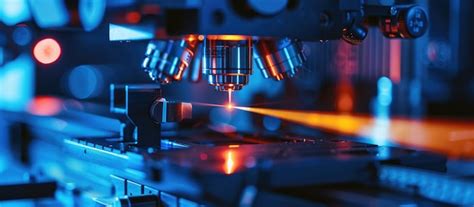 laser beam focusing microscope premium ai generated image